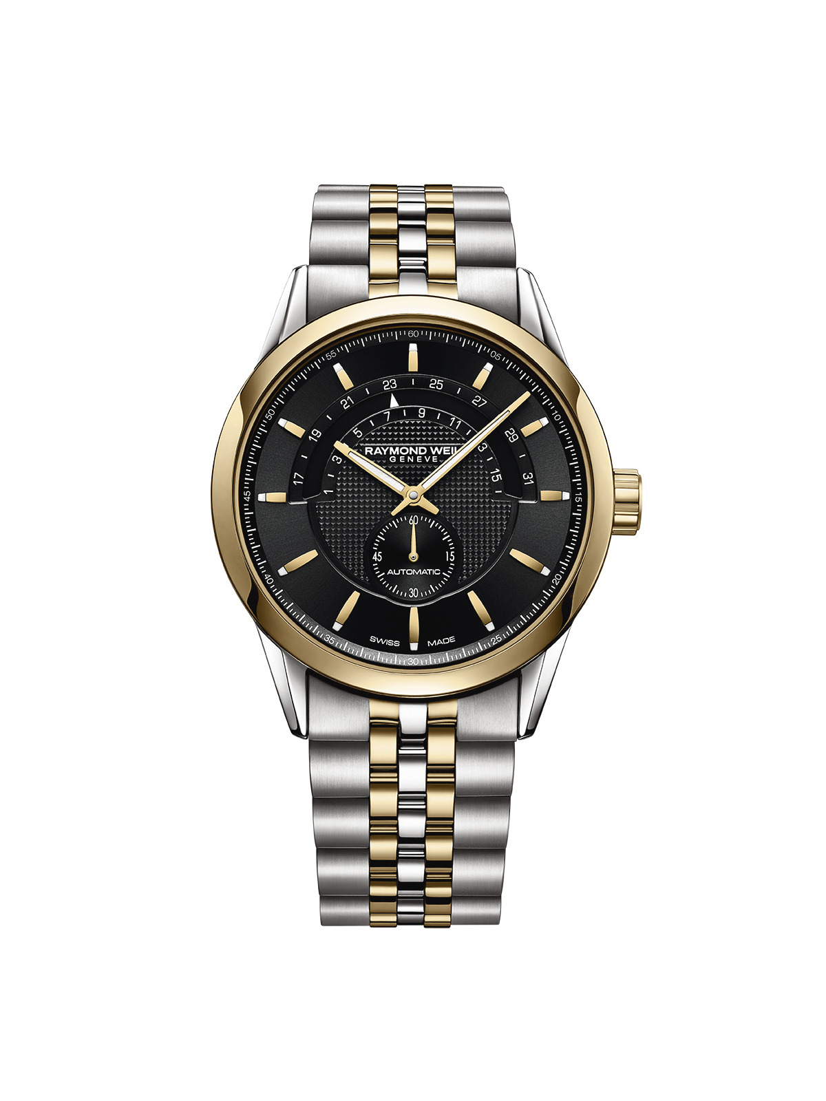 Freelancer con apertura de media luna de fecha