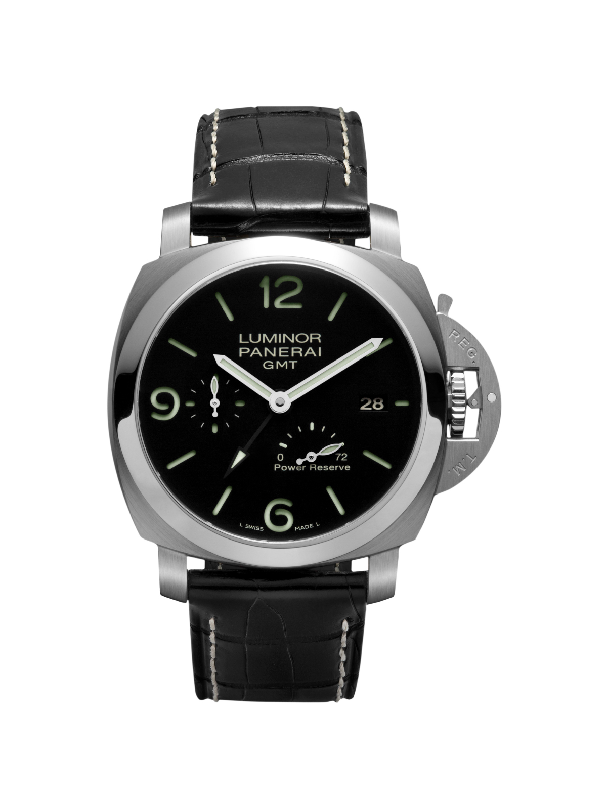 Luminor 1950 3 Days GMT Power Reserve Automatic Acciaio