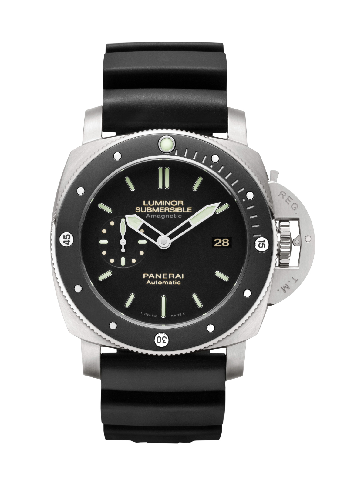 Luminor Submersible 1950 Amagnetic 3 Days Automatic Titanio