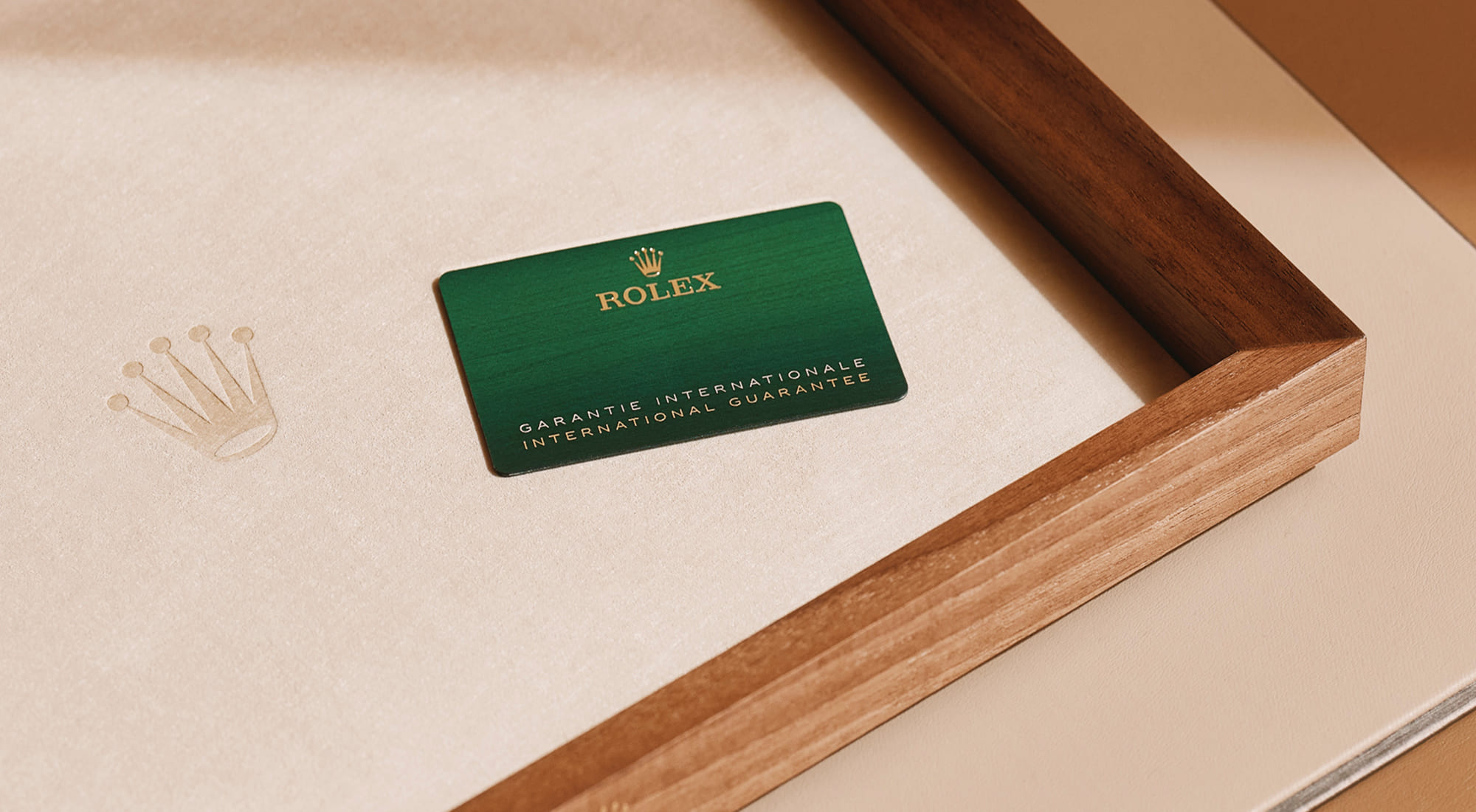 Tarjeta de servicio Rolex
