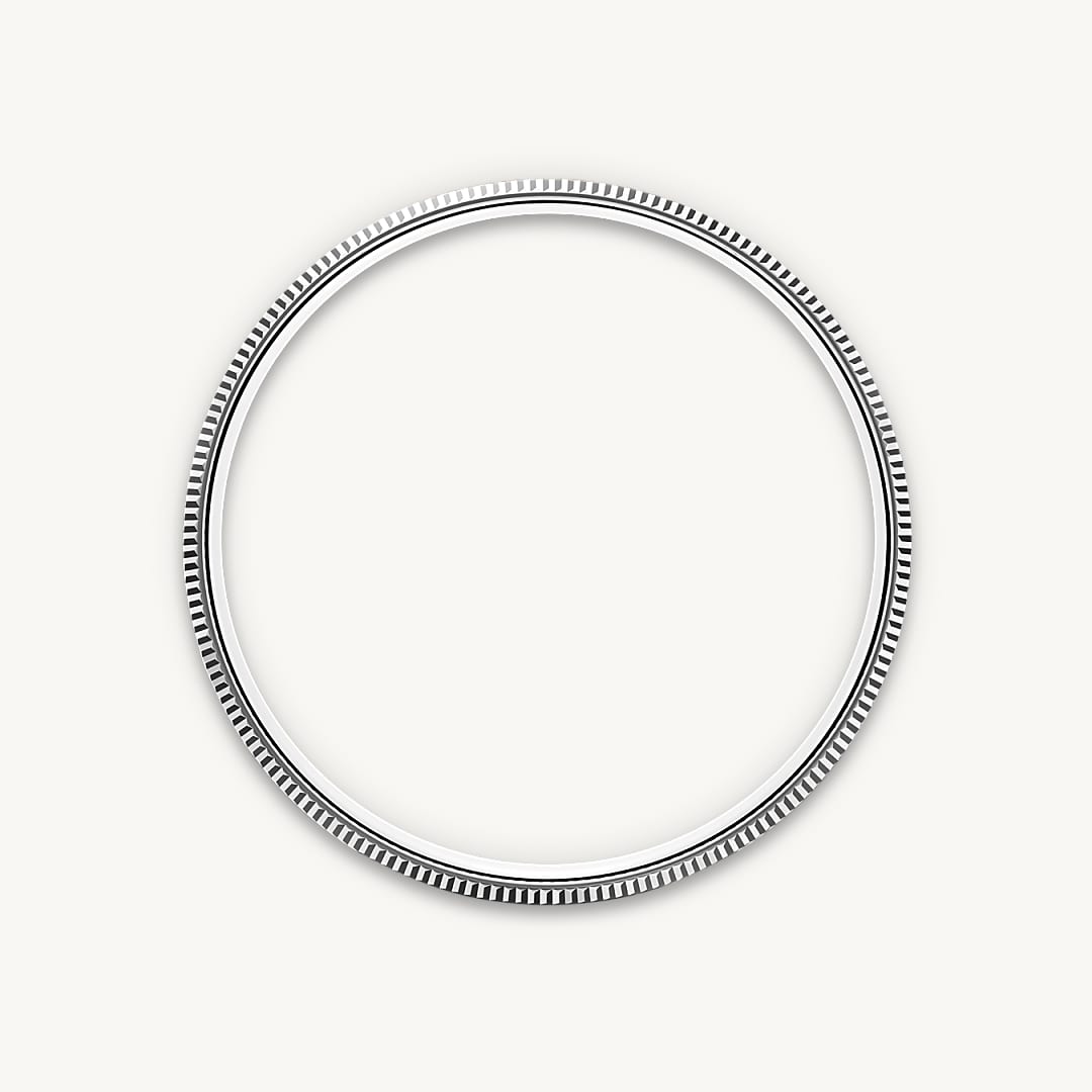 Bisel abombado y estriado